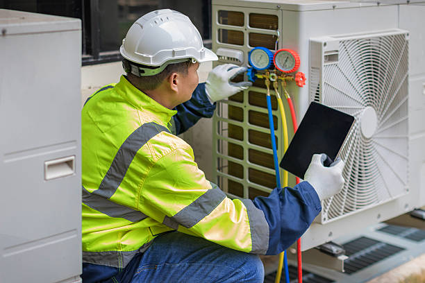 Professional Hvac Maintenance technician working in Jenks, OK